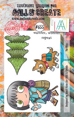 AALL and Create - A7 Clear Stamp Set - The Hike-1