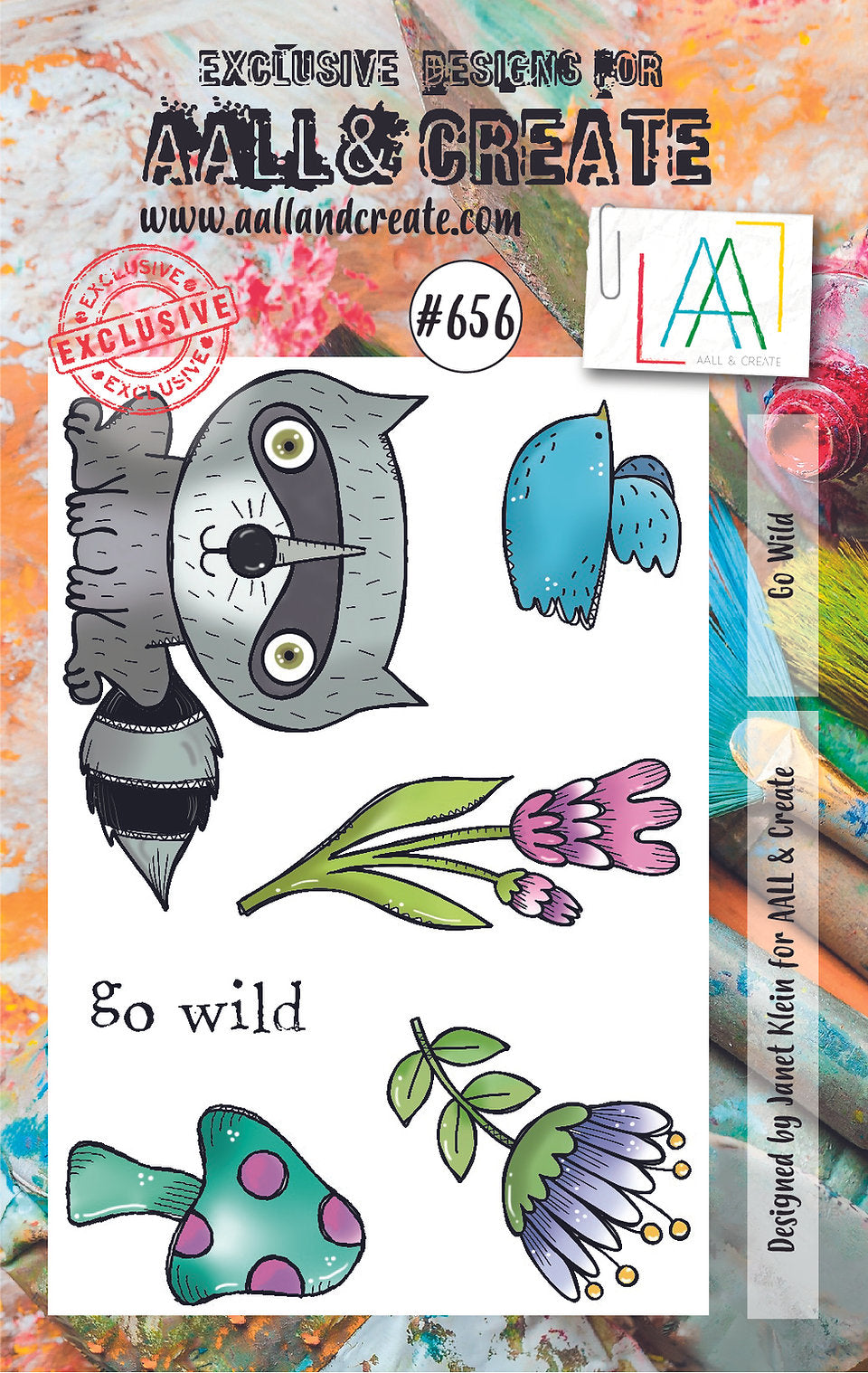 AALL and Create - A7 Clear Stamp Set - Go Wild-1