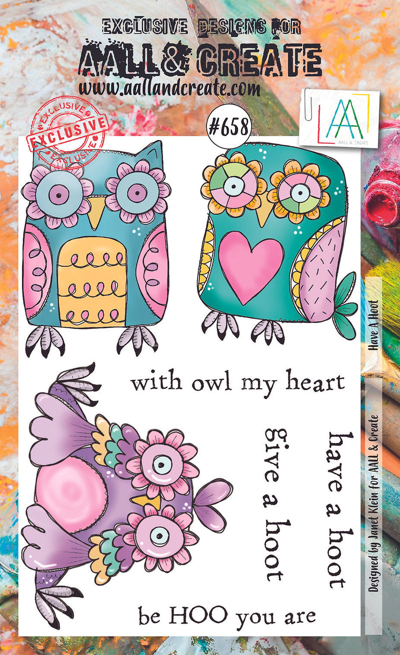 AALL and Create - Set de sellos A6 - Have A Hoot-1