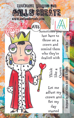 AALL and Create - Juego de sellos transparentes A7 - Queen Dee-1