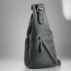 Premium Handcrafted Leather Sling Bag | Backpack | Crossbody Messenger Bag-5