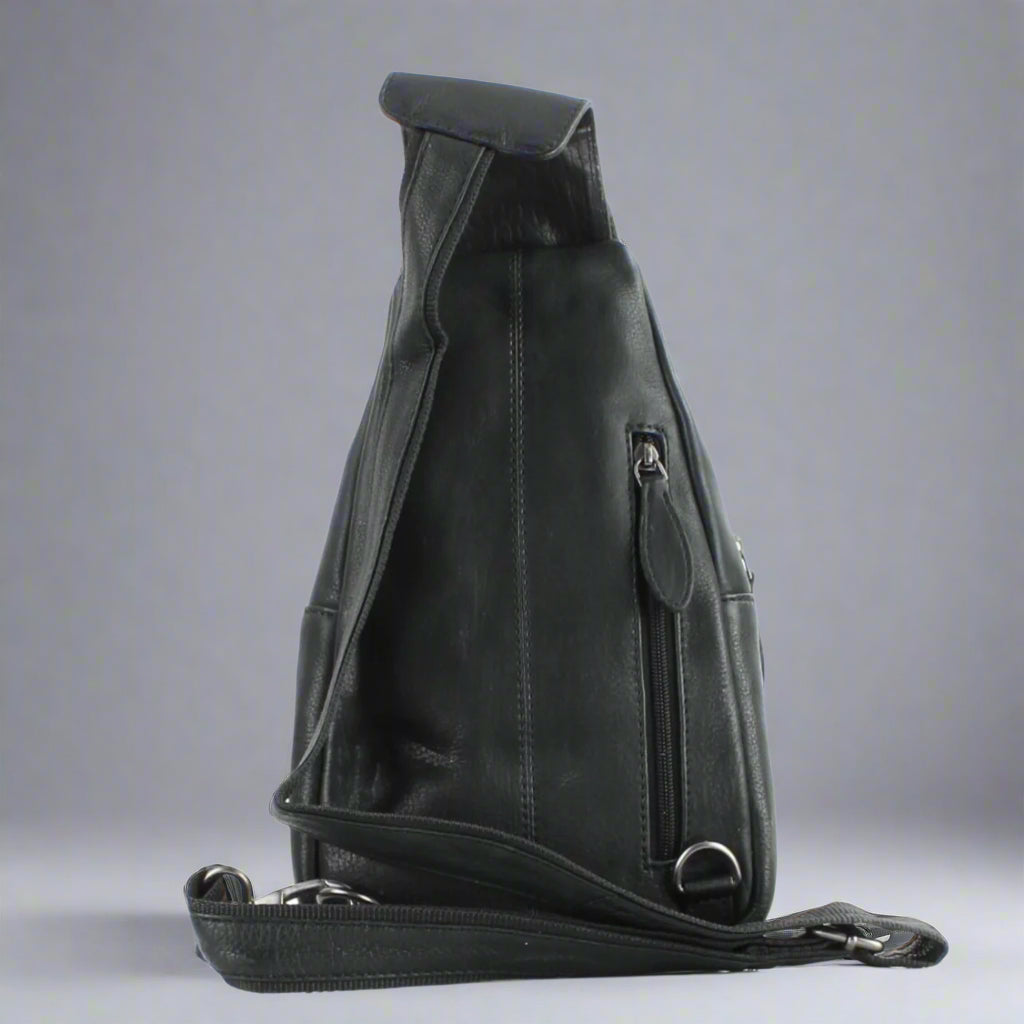 Premium Handcrafted Leather Sling Bag | Backpack | Crossbody Messenger Bag-6