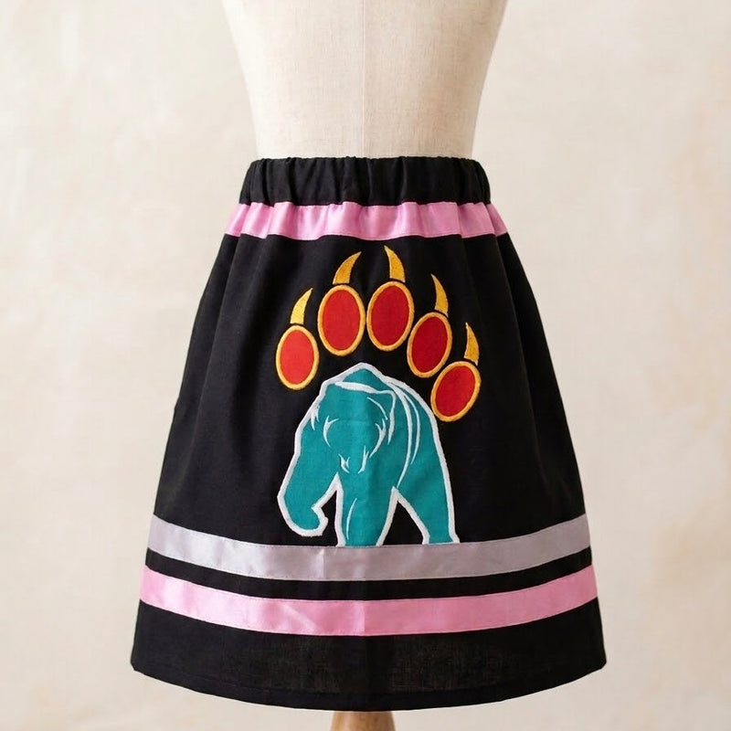 Bear Paw Ground Ribbon Skirt-1
