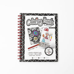 ABM Coloring Book Colorful Magic Art By Marlene 210x148x8mm 20 Sheets-1