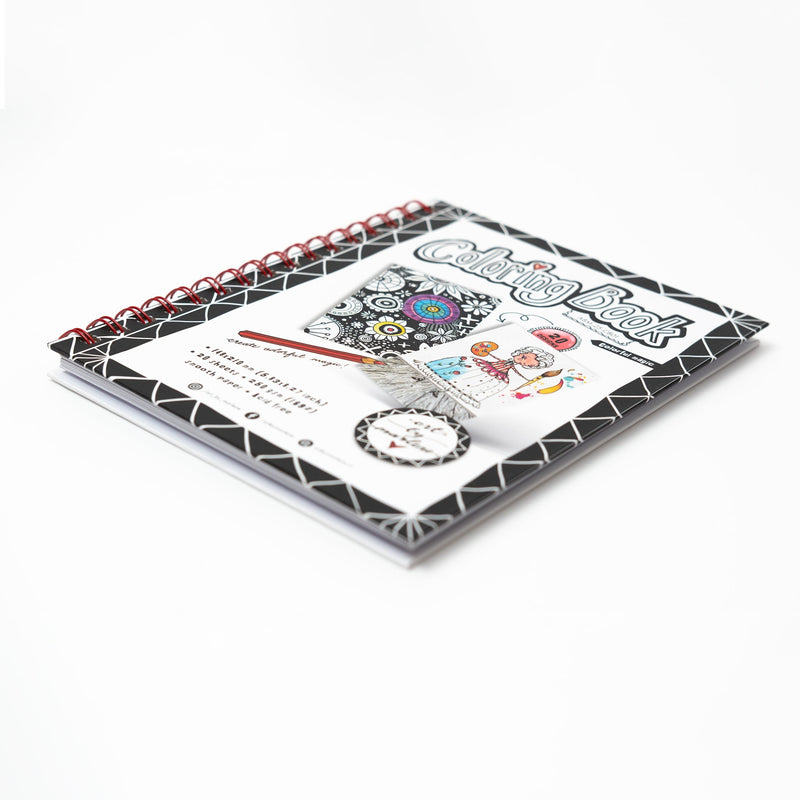 ABM Coloring Book Colorful Magic Art By Marlene 210x148x8mm 20 Sheets-5