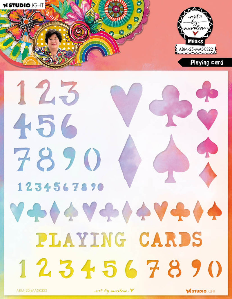 ABM Mask Playing Card Art By Marlene 1 PC-1