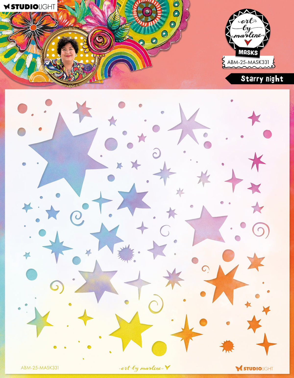 ABM Mask Starry Night Art by Marlene 1 Pieces-1