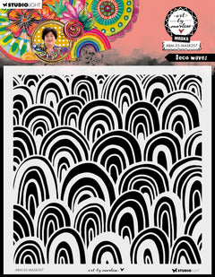 ABM Pochoir Décoration Vagues Art By Marlene 1 pièce-1
