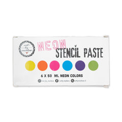 ABM Stencil Paste Neon Colors Art By Marlene 169x86x58mm 6x50 ml-3