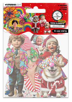 ABM Paper Elements X-Mas Party Art By Marlene 130x105x5mm 32 Elements-1
