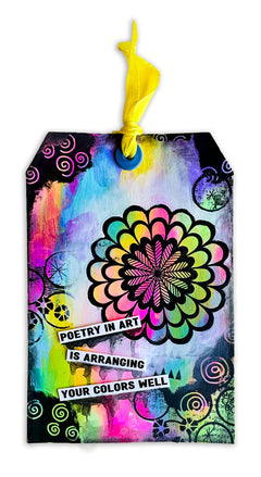 ABM Autocollants à Frotter Jolis Motifs, Noir Art By Marlene 6 Feuilles-3