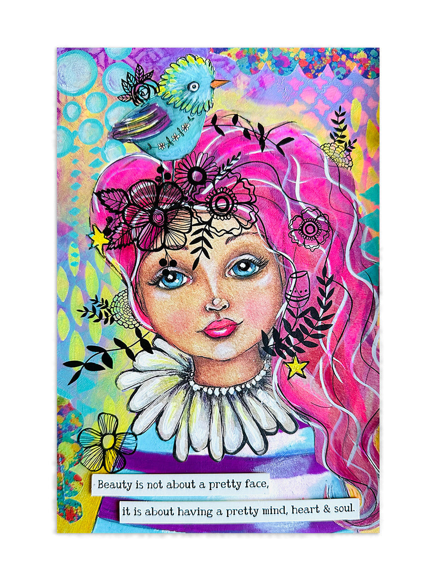 ABM Washi Tape Multicolore Art By Marlene 3 Pièces-4