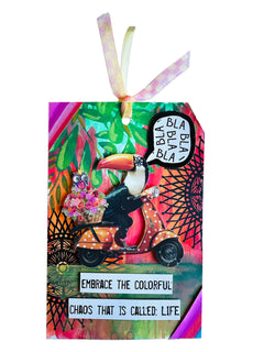 ABM Mask Falling Leaves Art By Marlene 1 Piece-3