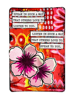 ABM Clear Stamp Layered Flowers Art By Marlene 10 PC-3