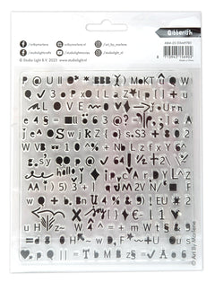 ABM Clear Stamp Gibberish Art By Marlene 1 PC-2