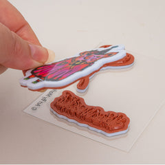 Tampon en caoutchouc ABM Sweetie Pie Art By Marlene 3 pièces-3
