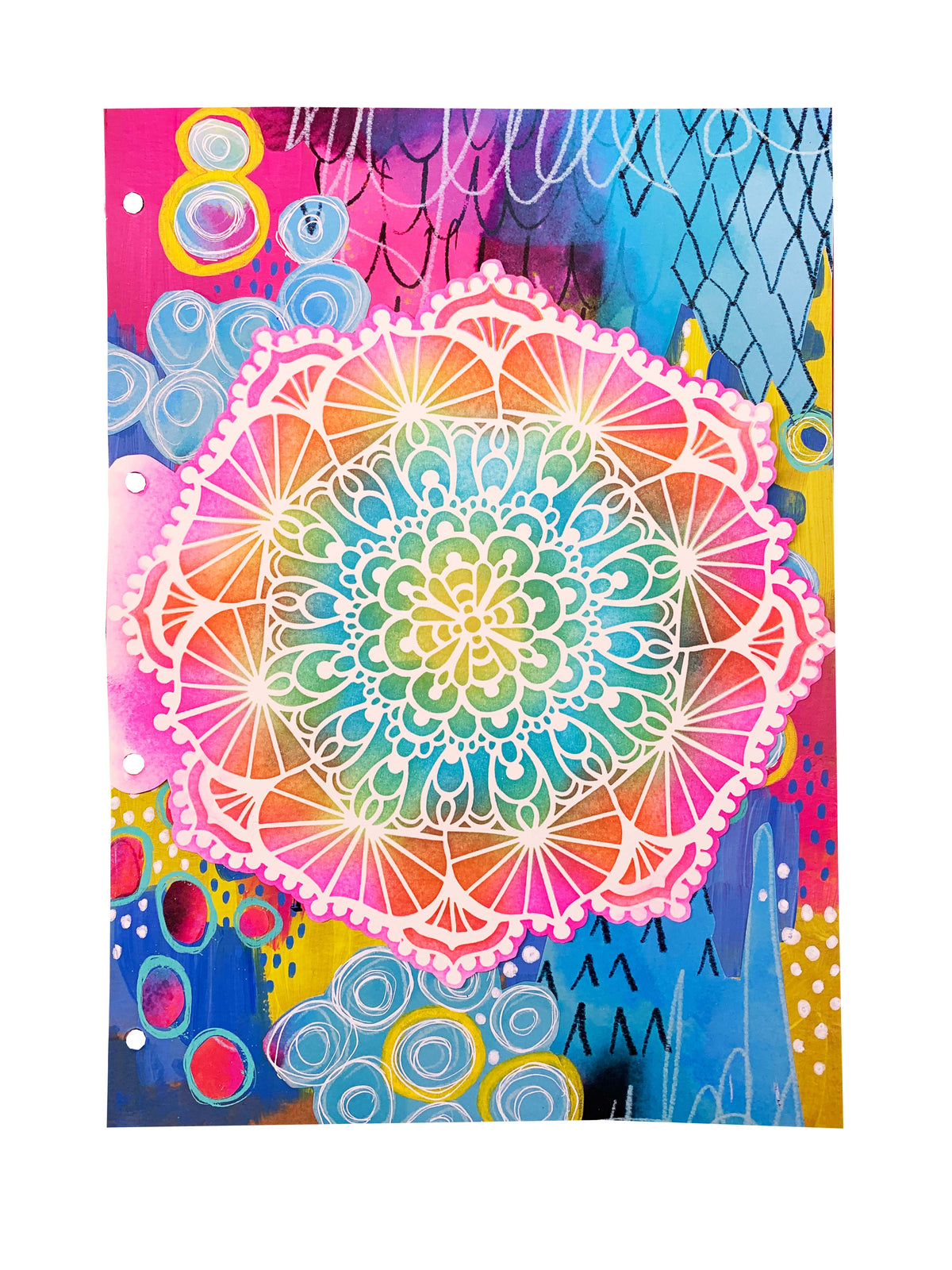 ABM Mask Lovely Mandala Essentials 200x200x1mm 1 PC nr.70-2