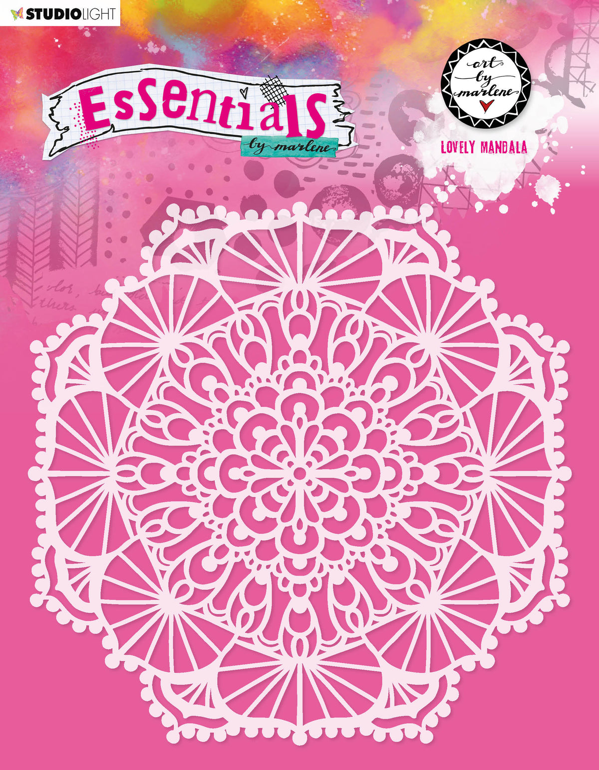 ABM Mask Lovely Mandala Essentials 200x200x1mm 1 PC nr.70-1