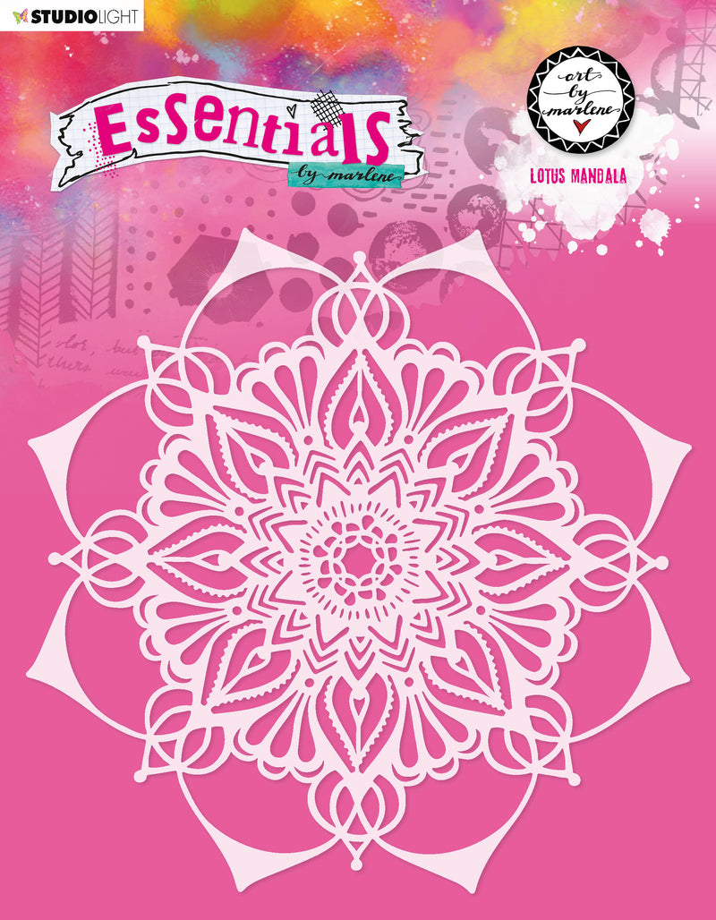 ABM Mask Lotus Mandala Essentials 200x200x1mm 1 PC nr.72-1