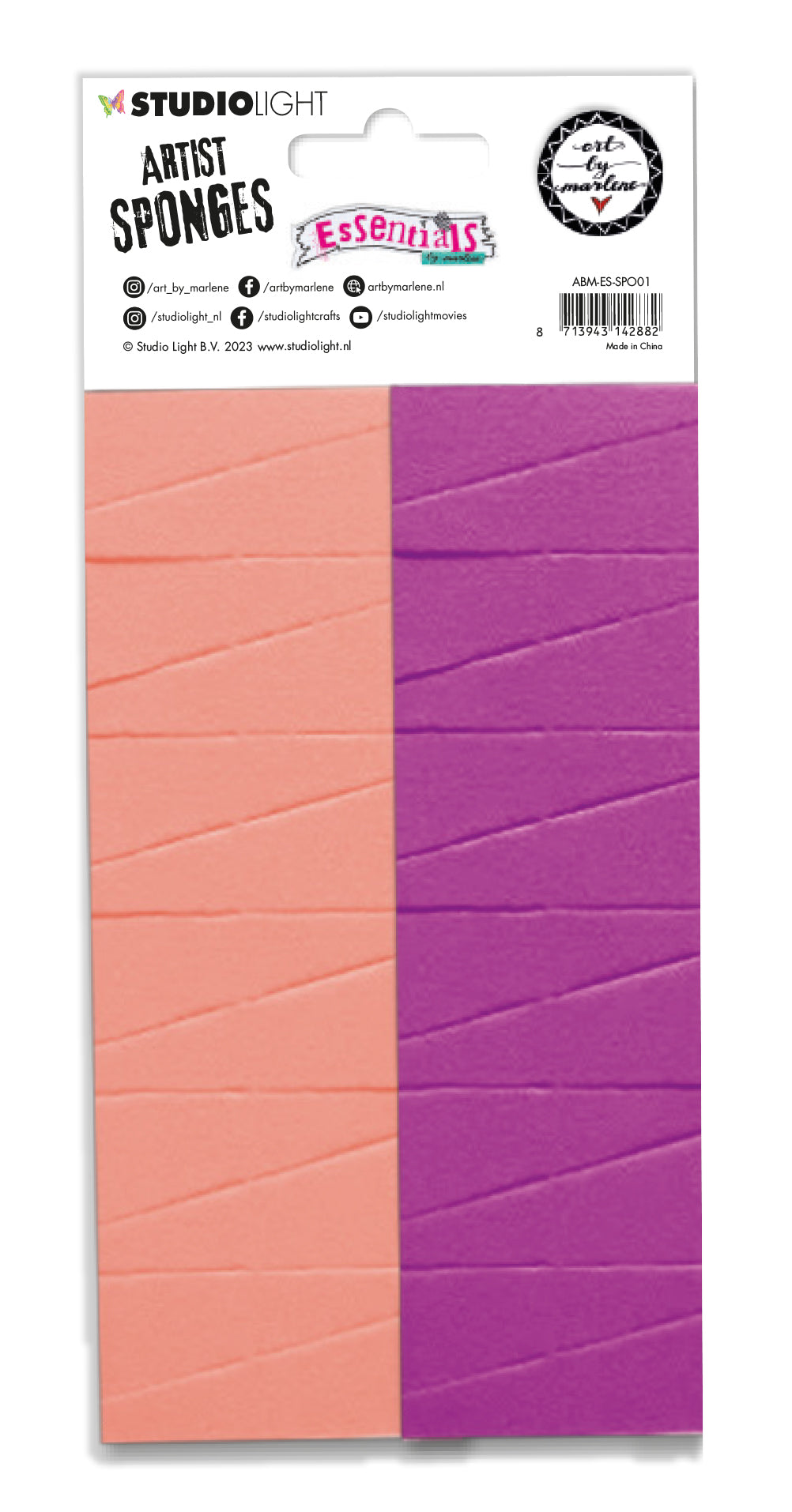 ABM Artist Sponges 4 Colors Essentials 150x90x38mm 48 PC nr.01-2