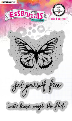 ABM Cling Stamp Just A Butterfly Essentials 105x148x6mm 1 PC nr.129-1