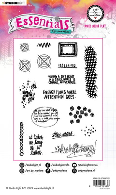 ABM Cling Stamp Mixed Media Play Essentials 148x210x6mm 1 PC nr.131-2