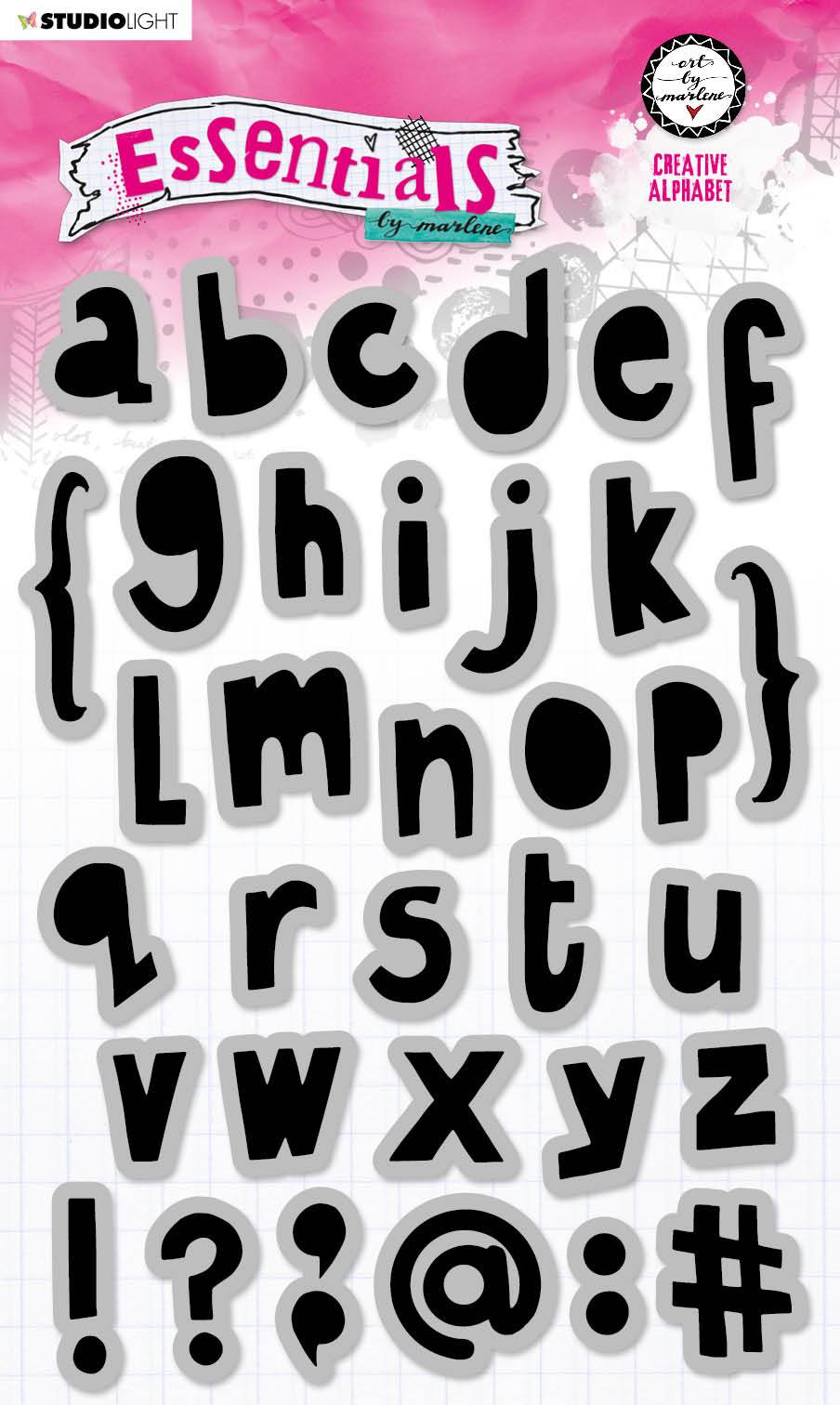 ABM Cling Stamp Creative Alphabet Essentials 148x210mm nr.17-1