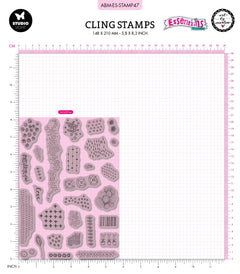 ABM Cling Stamp Exclusive Textures Essentials 153x265x5mm 29 PC nr.47-2