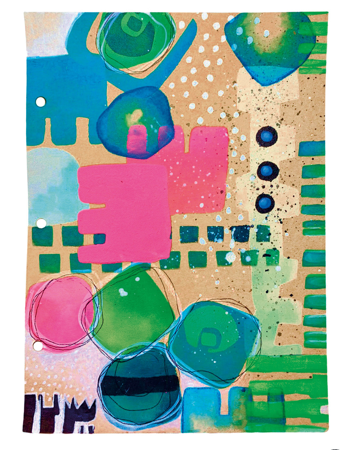 ABM Mask Fun Elements Mixed-Up Collection 200x200x1mm 1 PC nr.134-2
