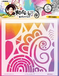ABM Mask Deco Elements Mixed-Up Collection 200x200x1mm 1 PC nr.136-1