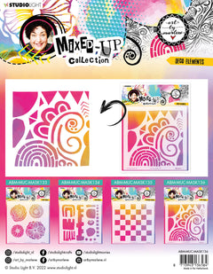 ABM Mask Deco Elements Mixed-Up Collection 200x200x1mm 1 PC nr.136-3