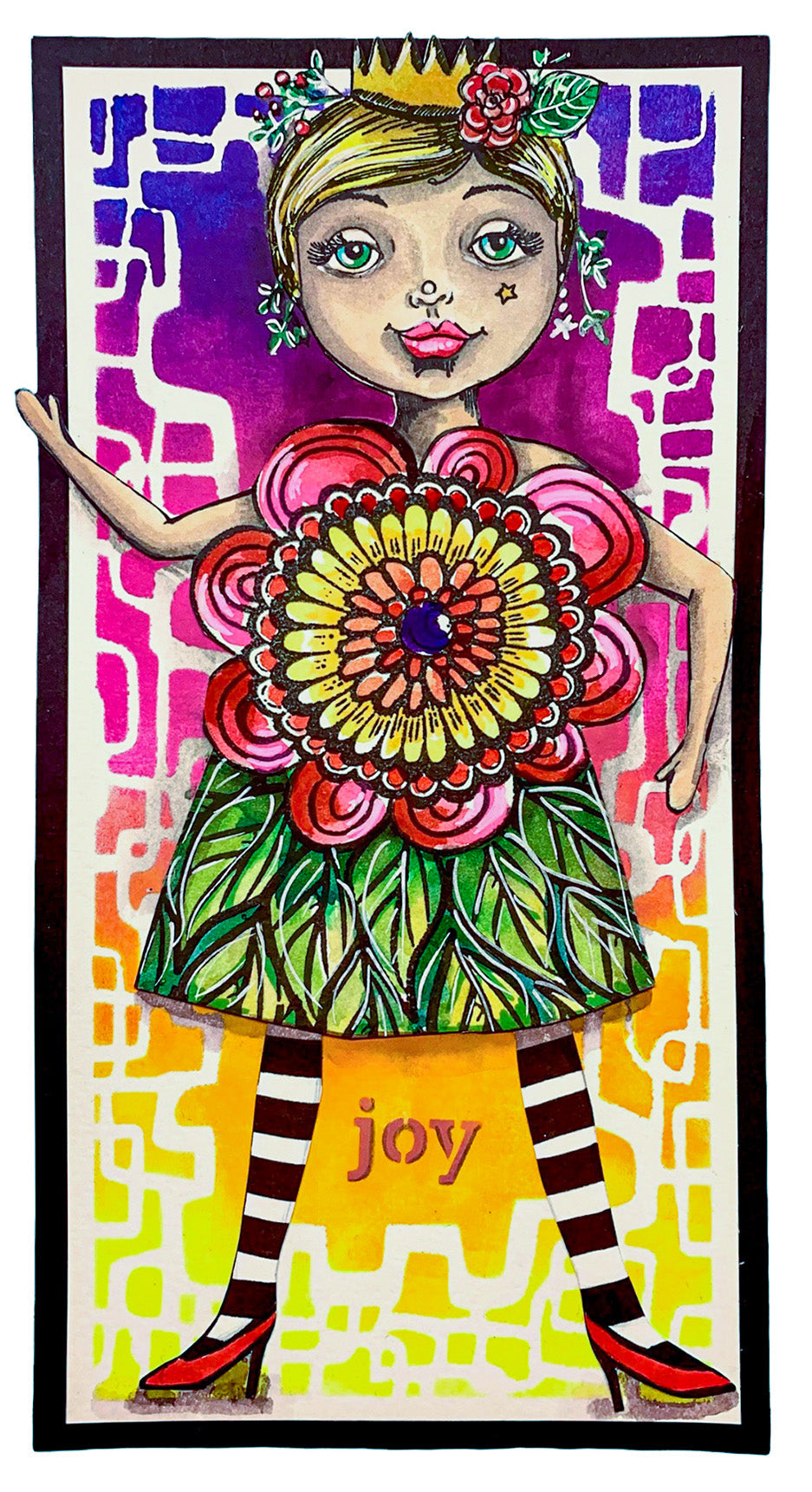 ABM Mask Artsy Designs Mixed-Up Collection 110x213x1mm 3 PC nr.139-3