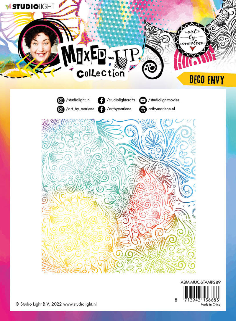 ABM Clear Stamp Deco Envy Mixed-Up Collection 140x140x3mm 1 PC nr.289-3