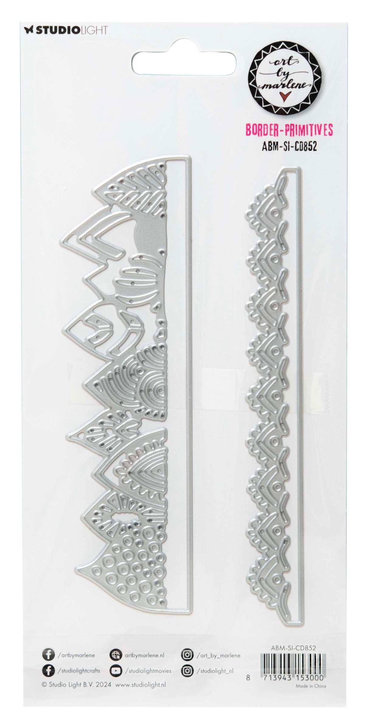 ABM Cutting Dies Border-Primitives Signature Collection 2 PC-3