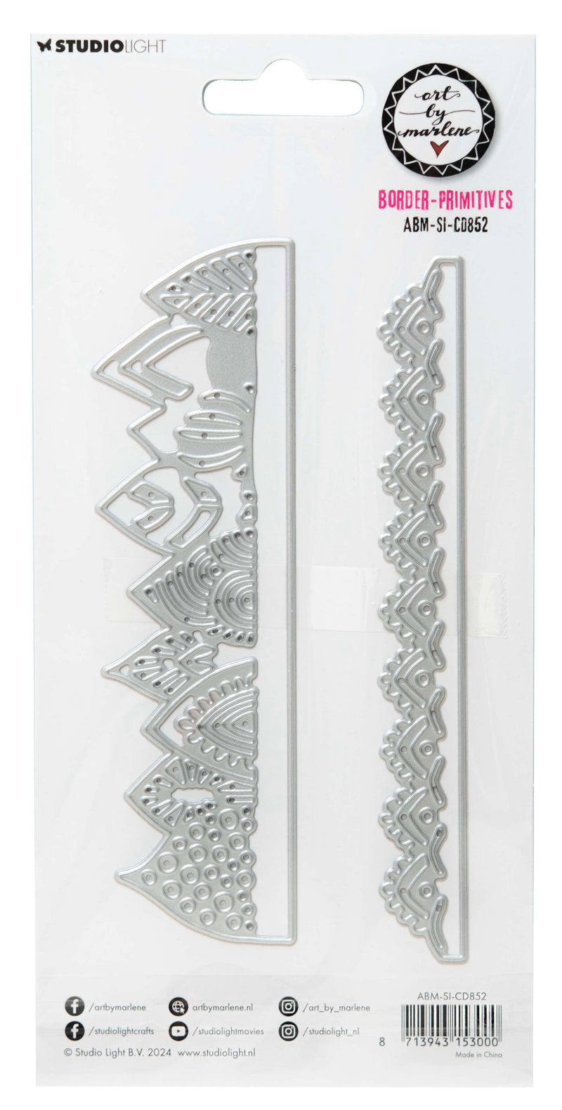 ABM Cutting Dies Border-Primitives Signature Collection 2 PC-3