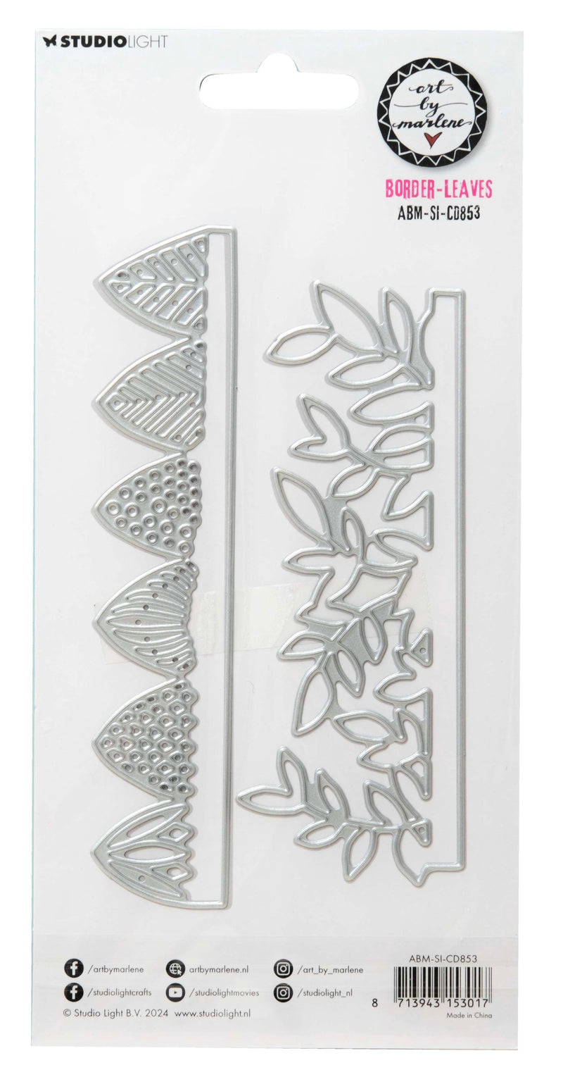 ABM Cutting Dies Border-Leaves Signature Collection 2 PC-3