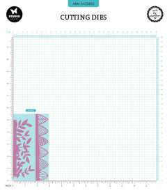 ABM Cutting Dies Border-Leaves Signature Collection 2 PC-2