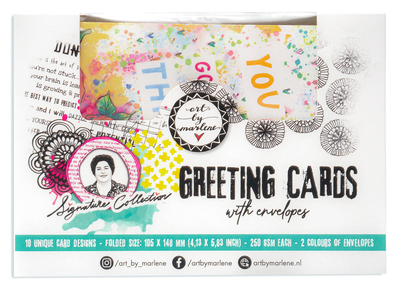 ABM Greeting Cards 10 Unique Designs Signature Collection 20 PC-1