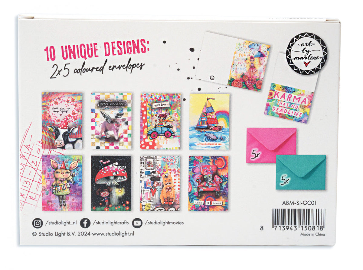 ABM Greeting Cards 10 Unique Designs Signature Collection 20 PC-4