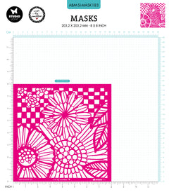 ABM Mask Basic Borders Signature Collection 203.2x203.2x1mm 1 PC nr.183-2