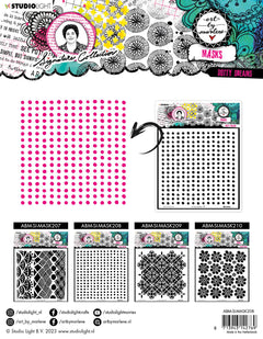 ABM Mask Dotty Dreams Signature Collection 203.2x203.2x1mm 1 PC nr.208-4