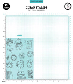 ABM Tampon Transparent Signature Face-It Collection 148x210x3mm 13 PC n°506-2