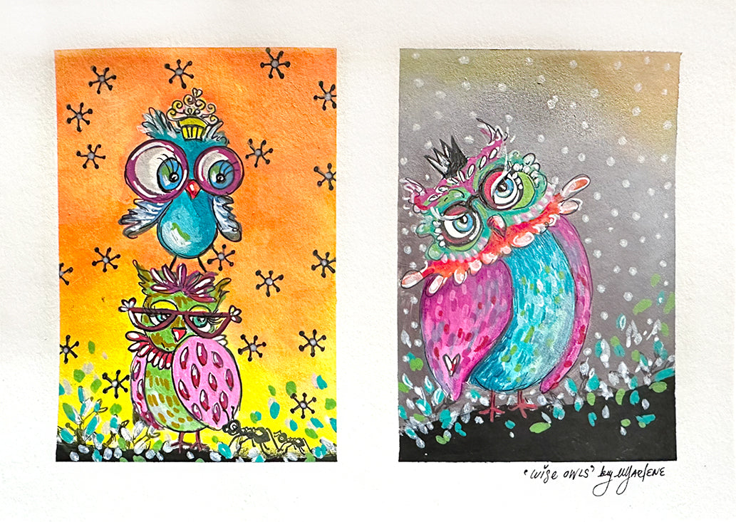 Sello transparente ABM Owlicious Signature Collection 148x210x3mm 9 pzas n.º 637-3