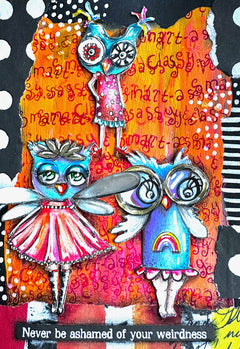 Sello transparente ABM Owlicious Signature Collection 148x210x3mm 9 pzas n.º 637-4