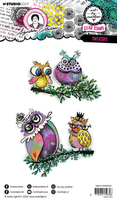 Sello transparente ABM Owlicious Signature Collection 148x210x3mm 9 pzas n.º 637-5