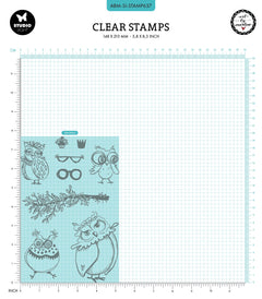 Sello transparente ABM Owlicious Signature Collection 148x210x3mm 9 pzas n.º 637-2