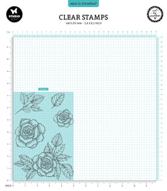 ABM Clear Stamp Garden Romance Signature Collection 5 PC-2
