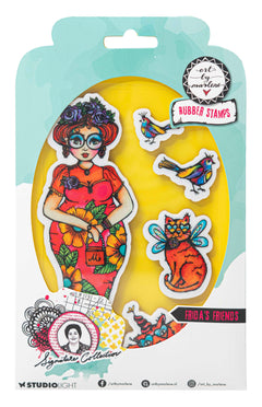 ABM Cling Stamp Frida's Friends Signature Collection 5 PC-1