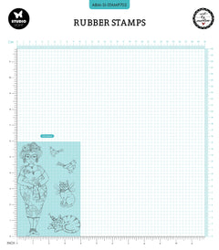 ABM Cling Stamp Frida's Friends Signature Collection 5 PC-2