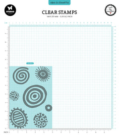 ABM Tampon transparent Rond Salade Collection Signature 7 pièces-2